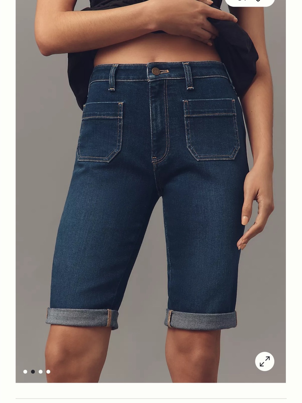 NWOT Pilcro Denim Bermuda Shorts